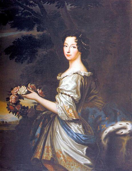 unknow artist Portrait of Anne Marie d'Orleans Sweden oil painting art
